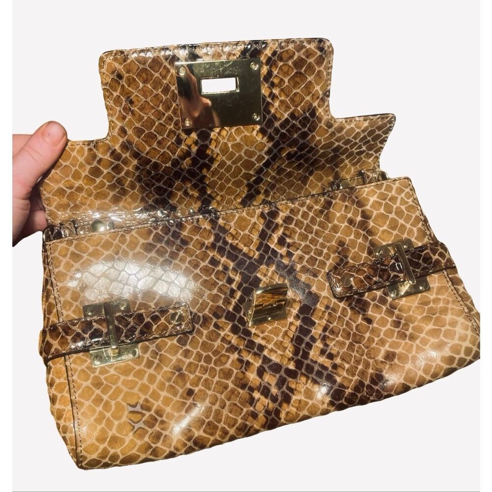Michael Kors Python Shoulder Bag/Clutch - image 3